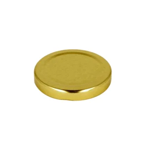 63MM Gold/Black Lids for Glass Honey Jars